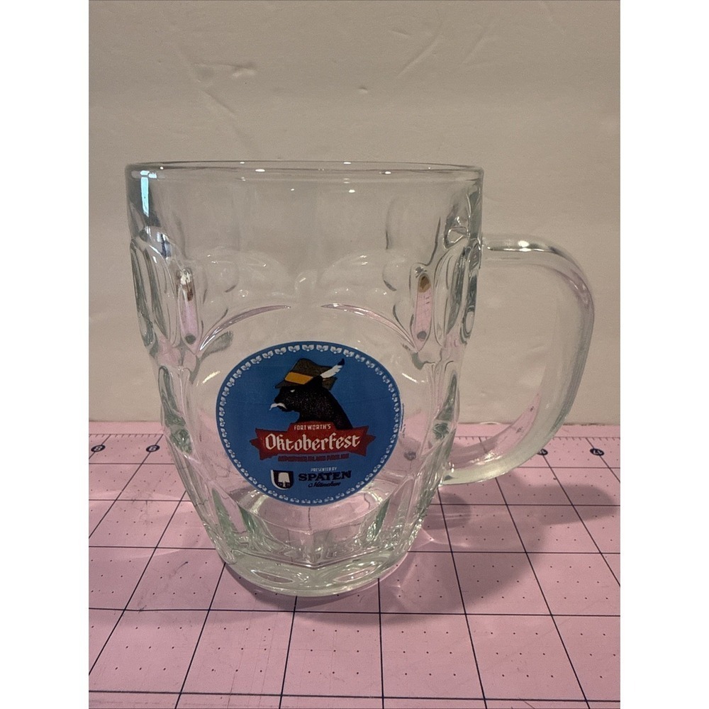 OKTOBERFEST PAULANER MUNCHEN STEIN O.5l‎ GLASS BEER MUG